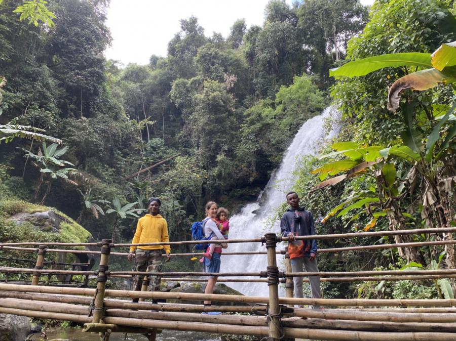 Waterfall along Pha Dok Sieo Nature Trail