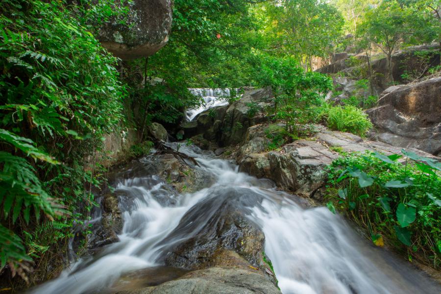 The 4th tier of Huai Yang Waterfall
