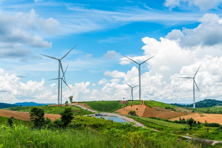 Khao Kho Wind Farm is a popular destination in the park