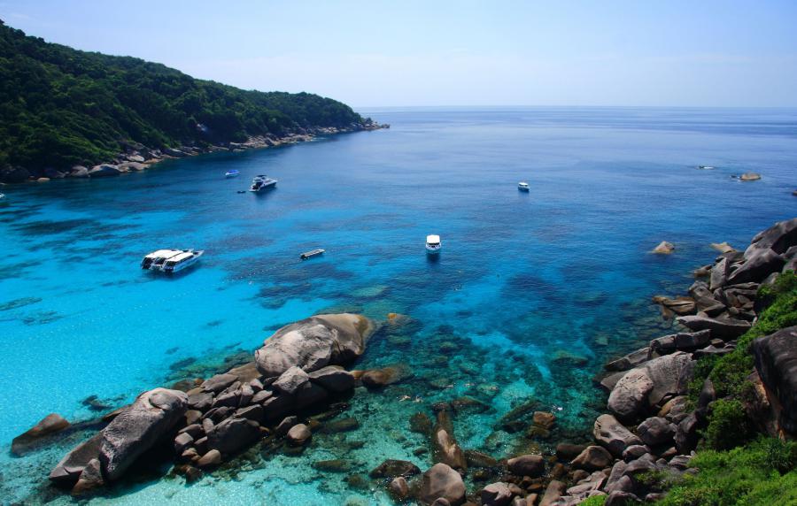 The coral reefs of Similan Islands