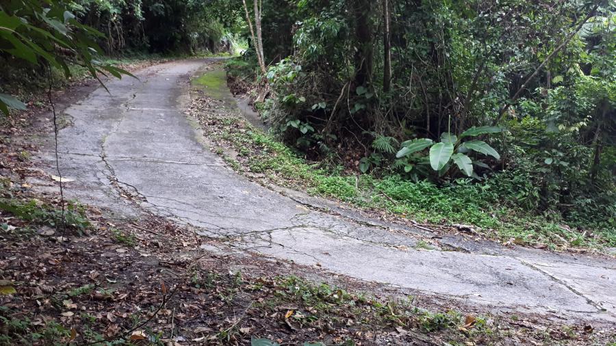 The steep road to Khao Ramrome Summit strictly required a 4WD to get to