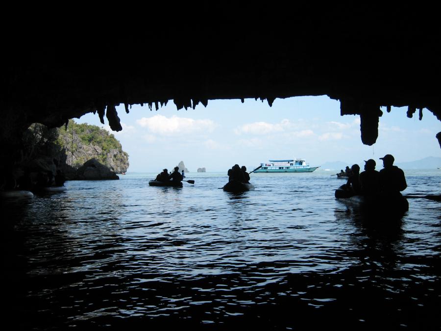 Canoeing in Phang-Nga Bay