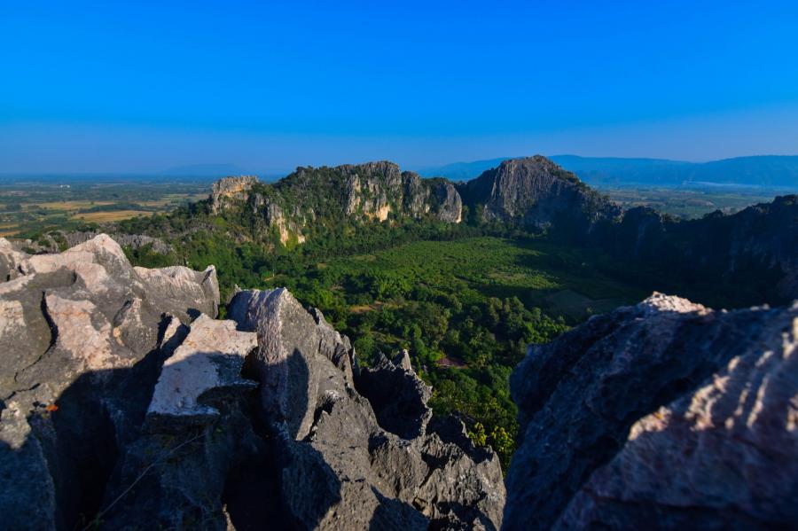 Tham Pha Tha Phon Non-Hunting Area. the view from a viewpoint